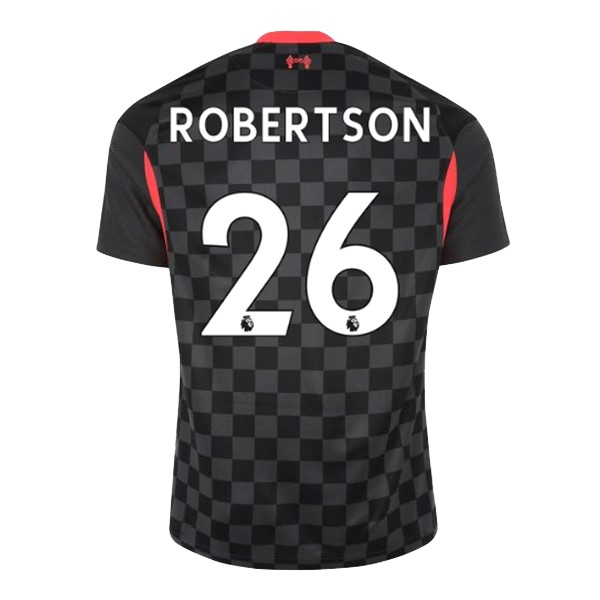 Camiseta Liverpool NO.26 Robertson 3ª 2020-2021 Negro